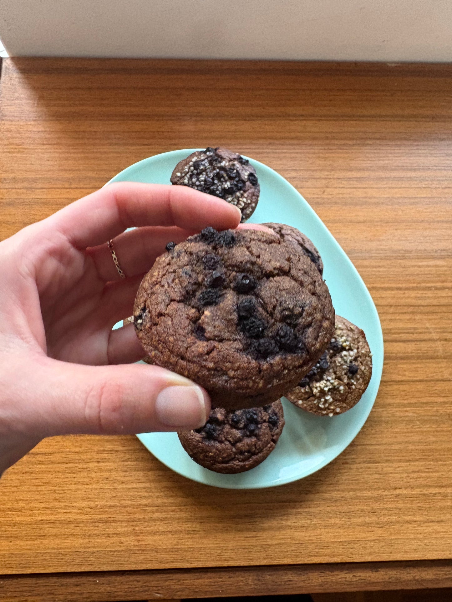 CHOCOLATE, BANANA, PEAR + ZUCCHINI MUFFINS