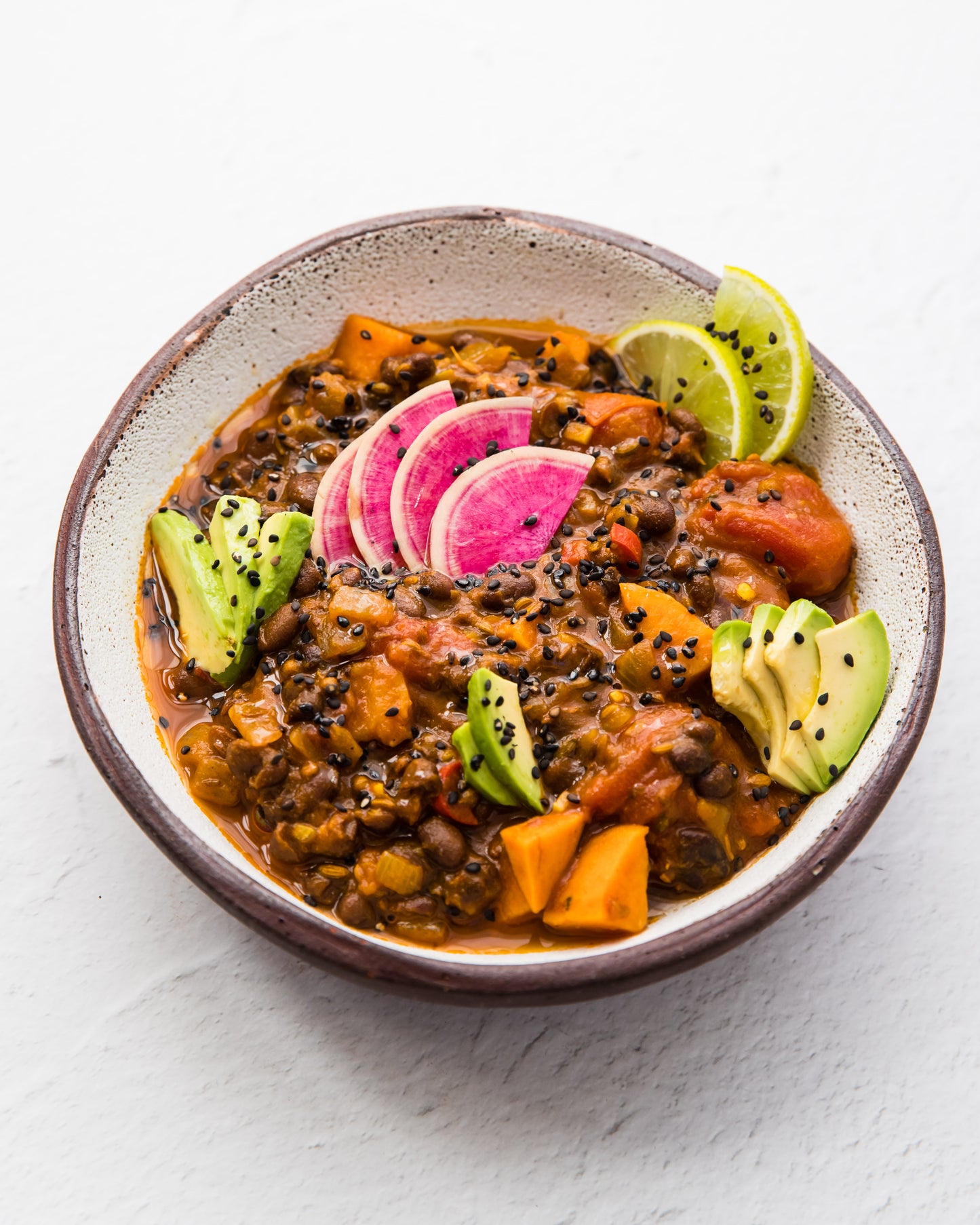 SPICED BLACK BEAN, PUMPKIN + GREENS