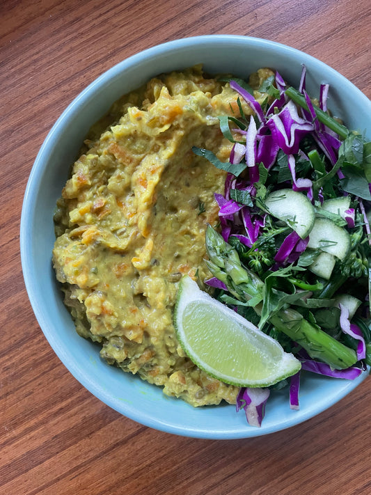 CARROT, COCONUT + LIME DHAL