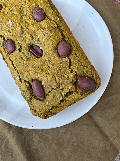 SUPERGREEN PUMPKIN, OLIVE + HERB LOAF