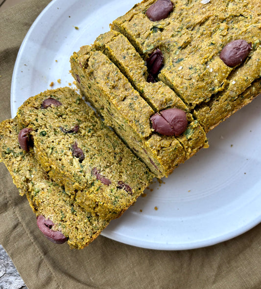 SUPERGREEN PUMPKIN, OLIVE + HERB LOAF